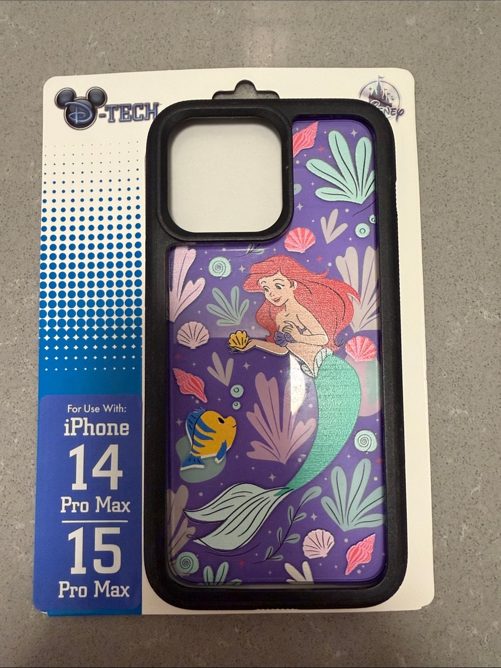 Disney Parks Ariel Phone Case with Purple, Mint Green & Pink Accents